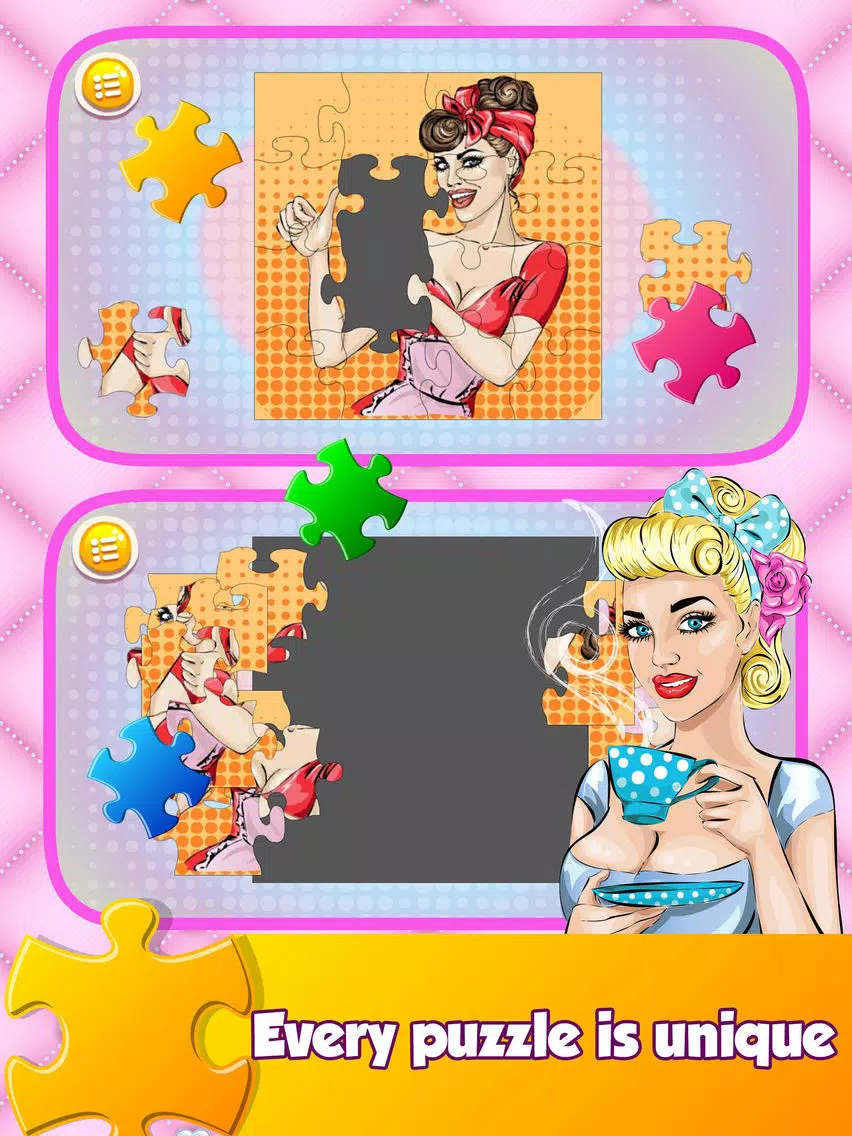 Women Retro Jigsaw Puzzles World - Pro iPad Screenshots