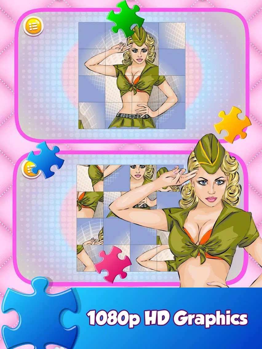 Women Retro Jigsaw Puzzles World - Pro iPad Screenshots