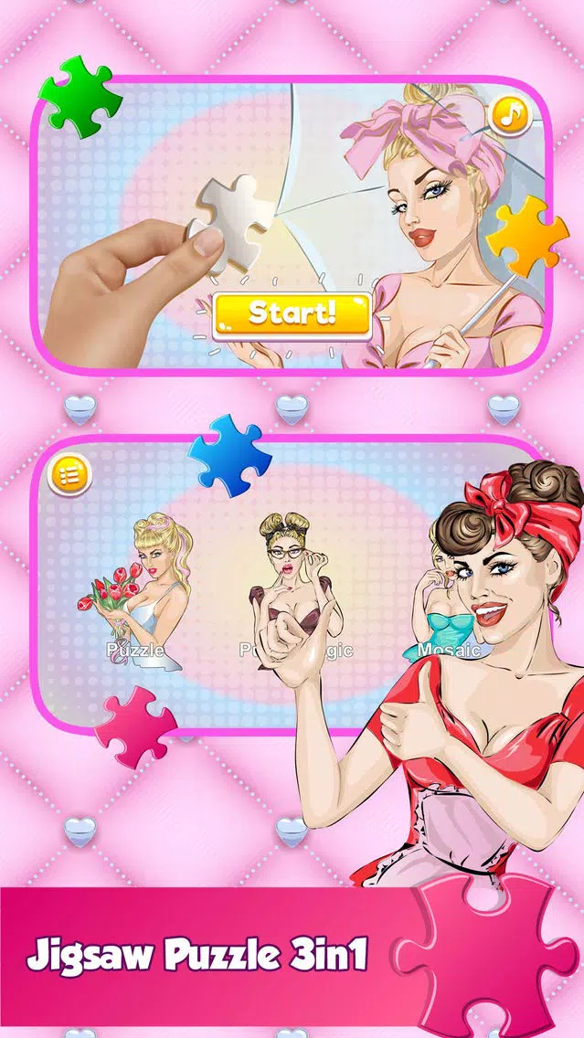 Women Retro Jigsaw Puzzles World - Pro Screenshots