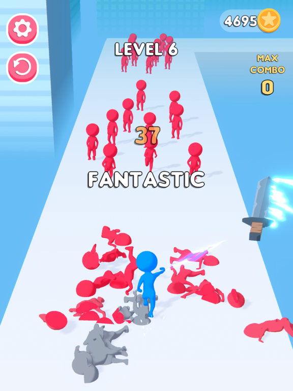Run Defence: Crowd Red Assasin iPad  Ekran Görüntüleri