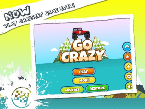 Captures d'écran de Go Crazy Mountain Cimbers Racing : Jumping Car with racing with police car, truck, jeep and tanker iPad 