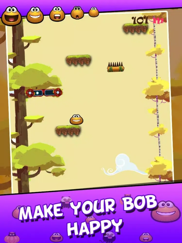 Jumping BOB Traveller : Kids jumping game iPad  Screenshots