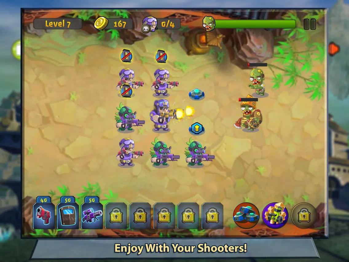 Capturas de tela do Rival Defense iPad 