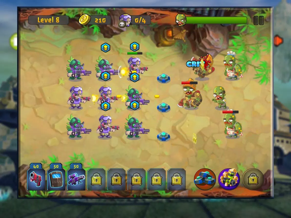 Capturas de tela do Rival Defense iPad 