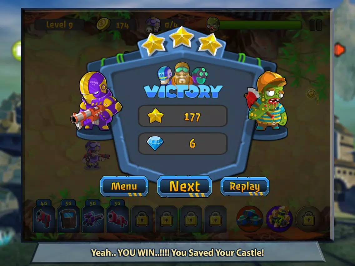 Capturas de tela do Rival Defense iPad 