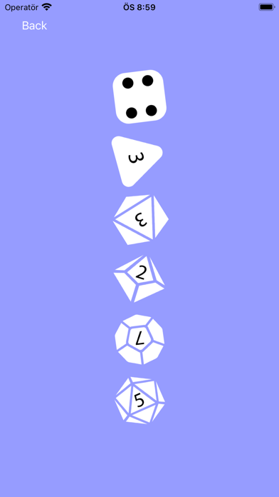 Dnd dice roller Screenshots
