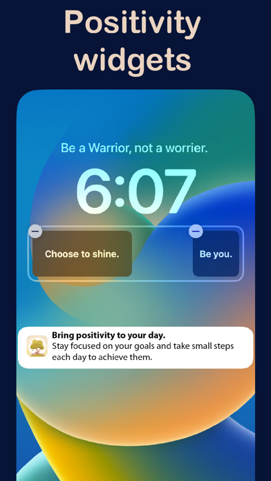 Positive affirmations, quotes Screenshots