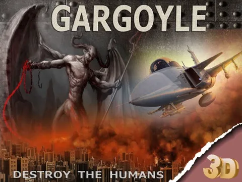Clash Of Gargoyle 3D - An Epic Deamon War Against Earth's Air Force Fighter Jet (Free Arcade Version) iPad Screenshots