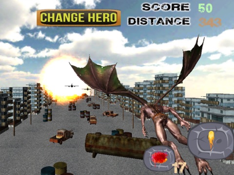 Clash Of Gargoyle 3D - An Epic Deamon War Against Earth's Air Force Fighter Jet (Free Arcade Version) iPad  Screenshots