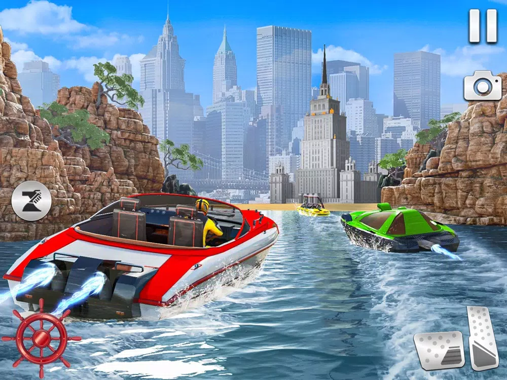 Zrzuty ekranu Flippy Boat Race: Water Games iPad 