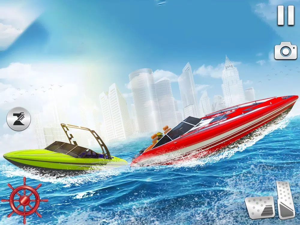 Zrzuty ekranu Flippy Boat Race: Water Games iPad 