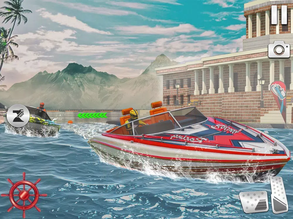 Zrzuty ekranu Flippy Boat Race: Water Games iPad 