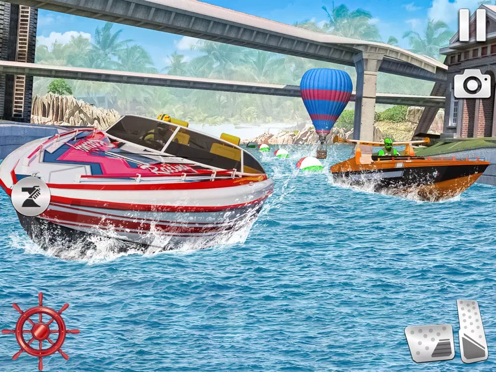 Zrzuty ekranu Flippy Boat Race: Water Games iPad 
