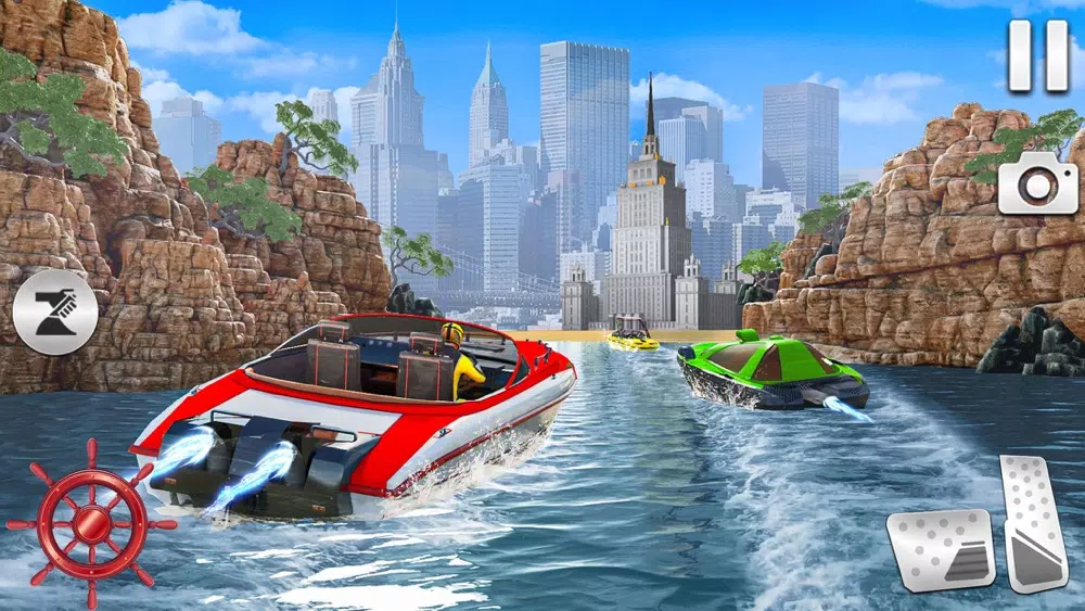 Zrzuty ekranu Flippy Boat Race: Water Games