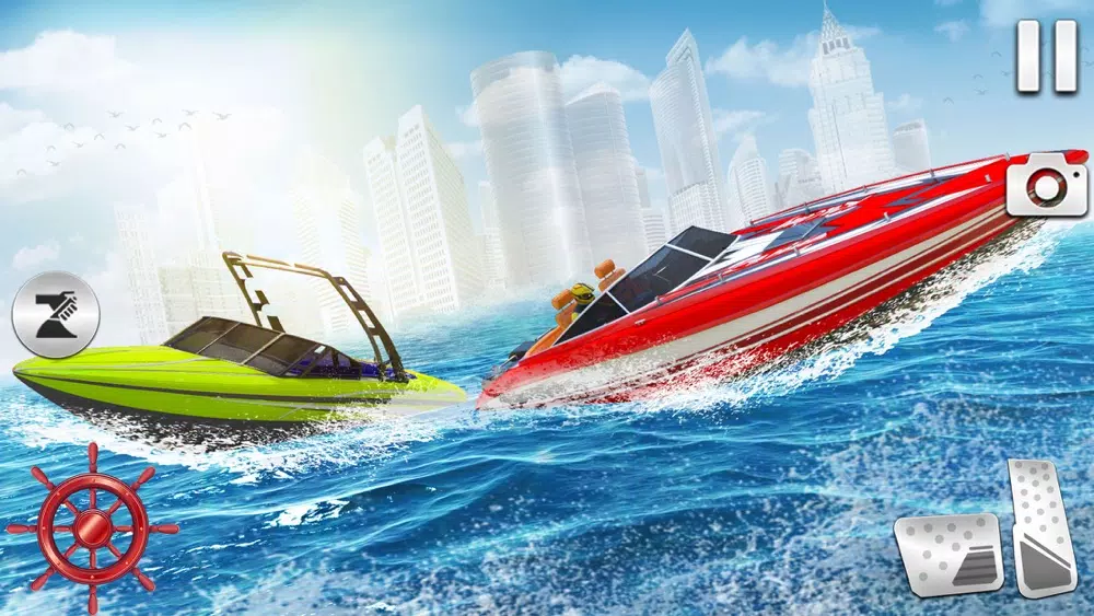 Zrzuty ekranu Flippy Boat Race: Water Games