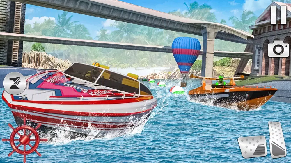Zrzuty ekranu Flippy Boat Race: Water Games