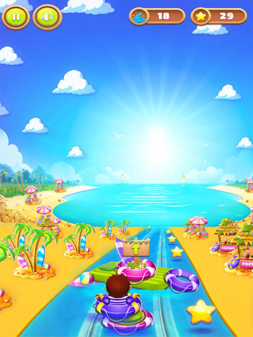 Waterslide Summer - fun fast slippery water slide iPad Screenshots