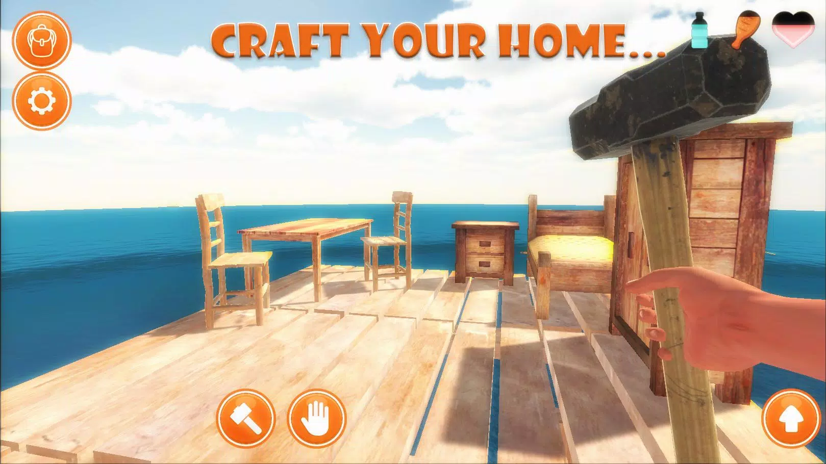 Capturas de tela do Raft Survival Simulator