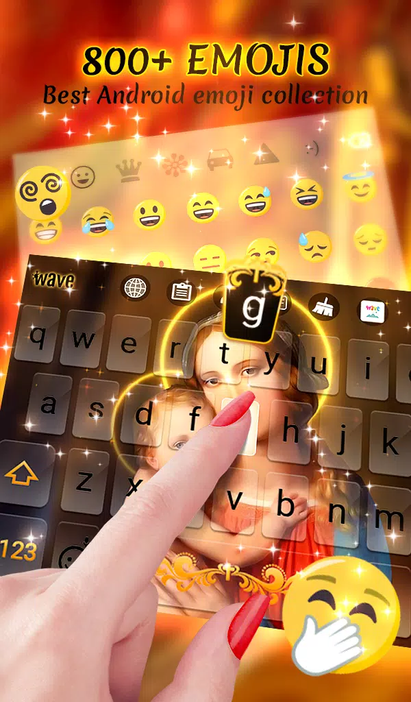Holy Mary Animated Keyboard + Screenshots
