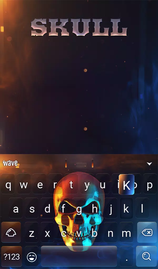 Skull Keyboard & Wallpaper Screenshots