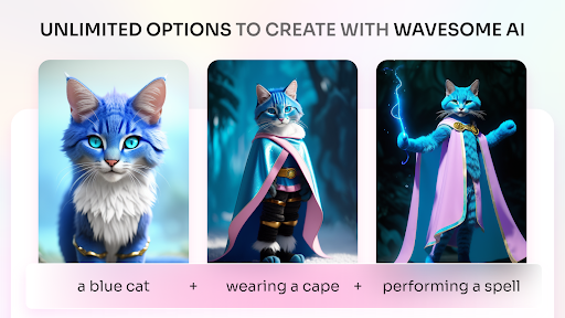 Wavesome.AI Image Generator Screenshots