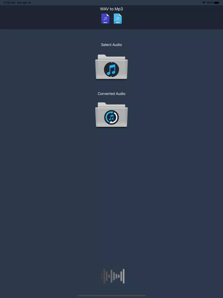 WAV to MP3 Converter iPad Screenshots