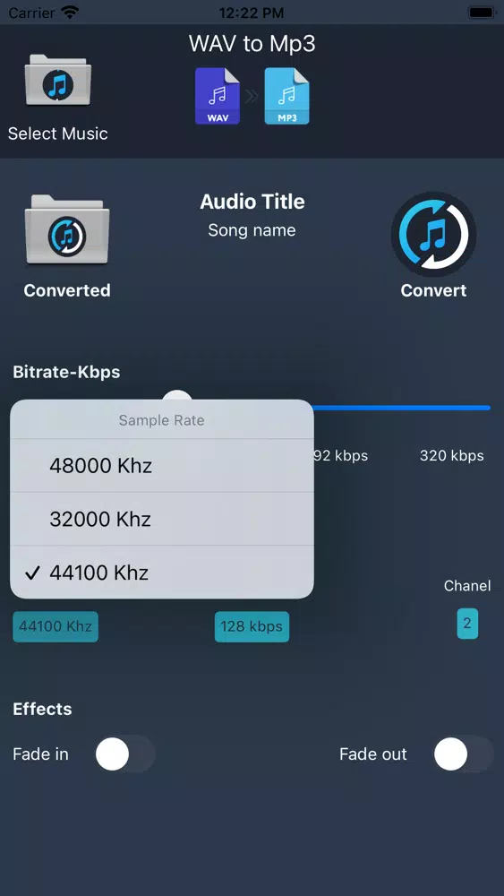 WAV to MP3 Converter Screenshots