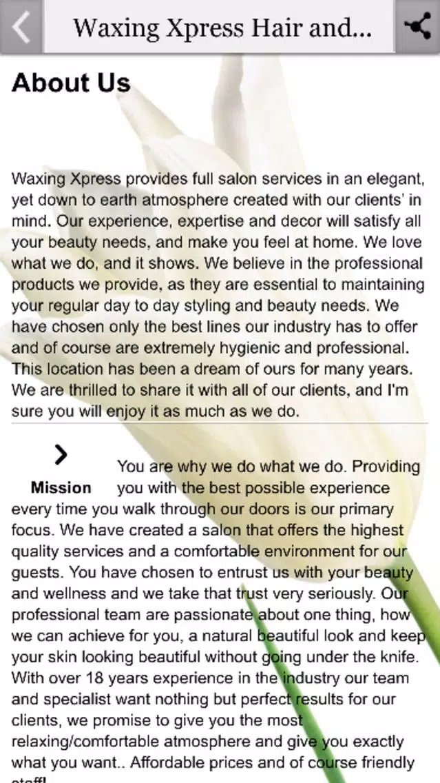 Waxing Xpress Hair and Beauty Screenshots
