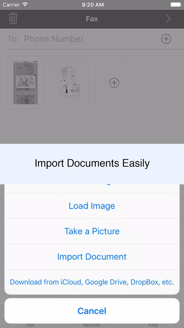 Fax from phone | Scanner + send fax app | Fax Plus应用截图