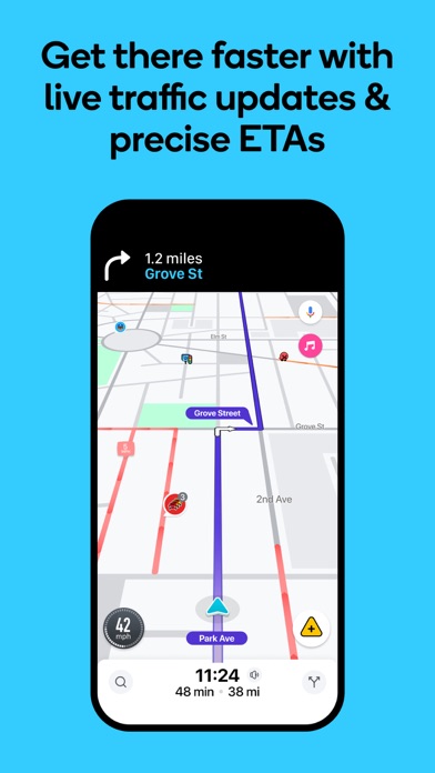 Waze Navigation & Live Traffic Screenshots