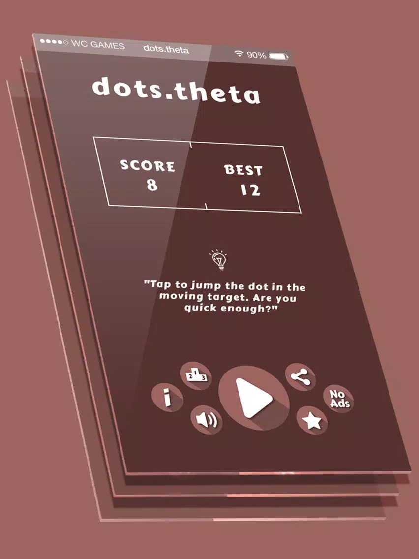 Capturas de tela do dots θ | Rotating Target iPad
