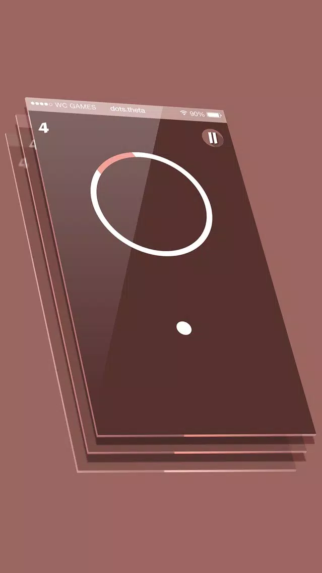 Capturas de tela do dots θ | Rotating Target