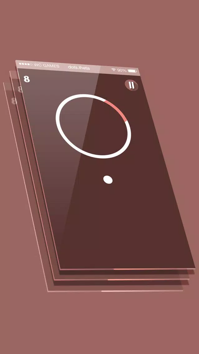 Capturas de tela do dots θ | Rotating Target