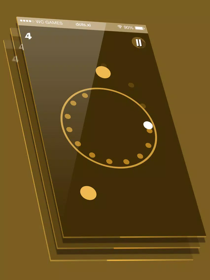 Tangkapan skrin dots ξ | Smash Comets iPad