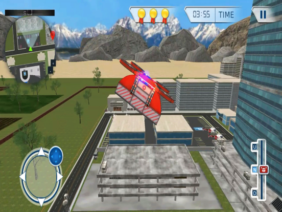 911 Ambulance Rescue Helicopter Simulator 3D Game iPad Screenshots