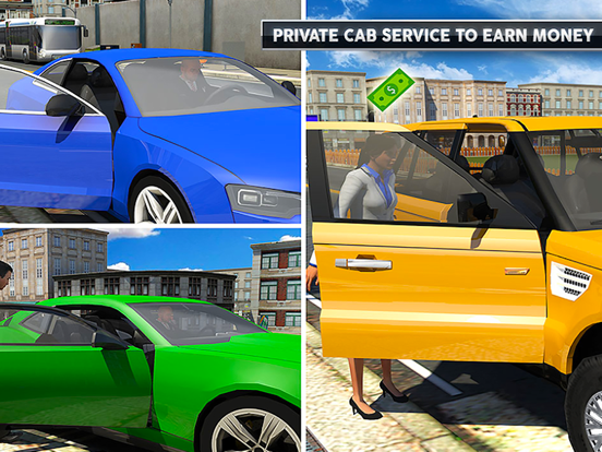 Crazy Taxi Driving Simulator iPad Screenshots