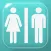 Restroom information map