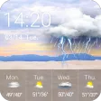 Weather Clock Widget Beach Weather Clock Widget Beach