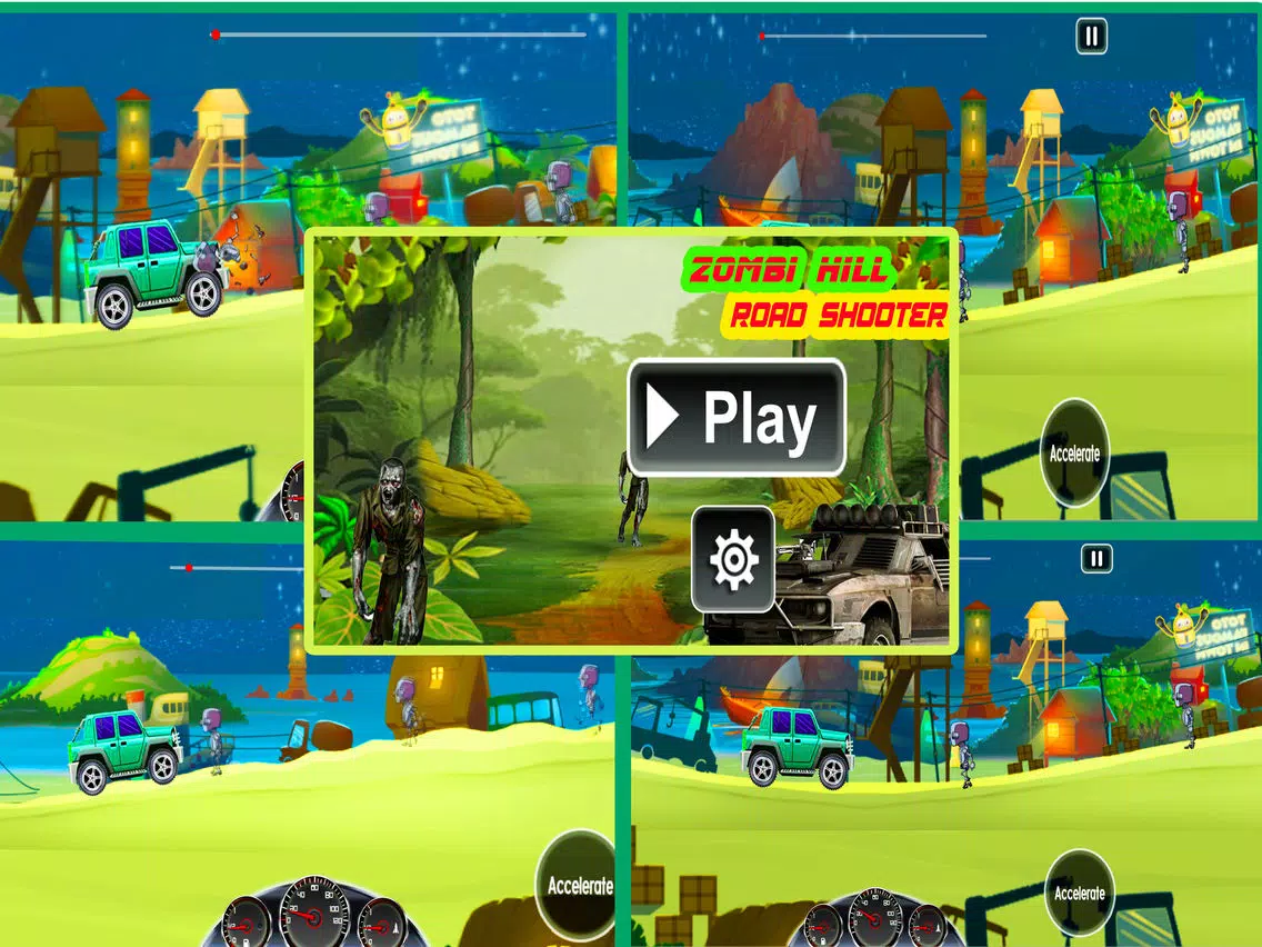 Скриншоты Zombie Hill Road Shooter iPad 