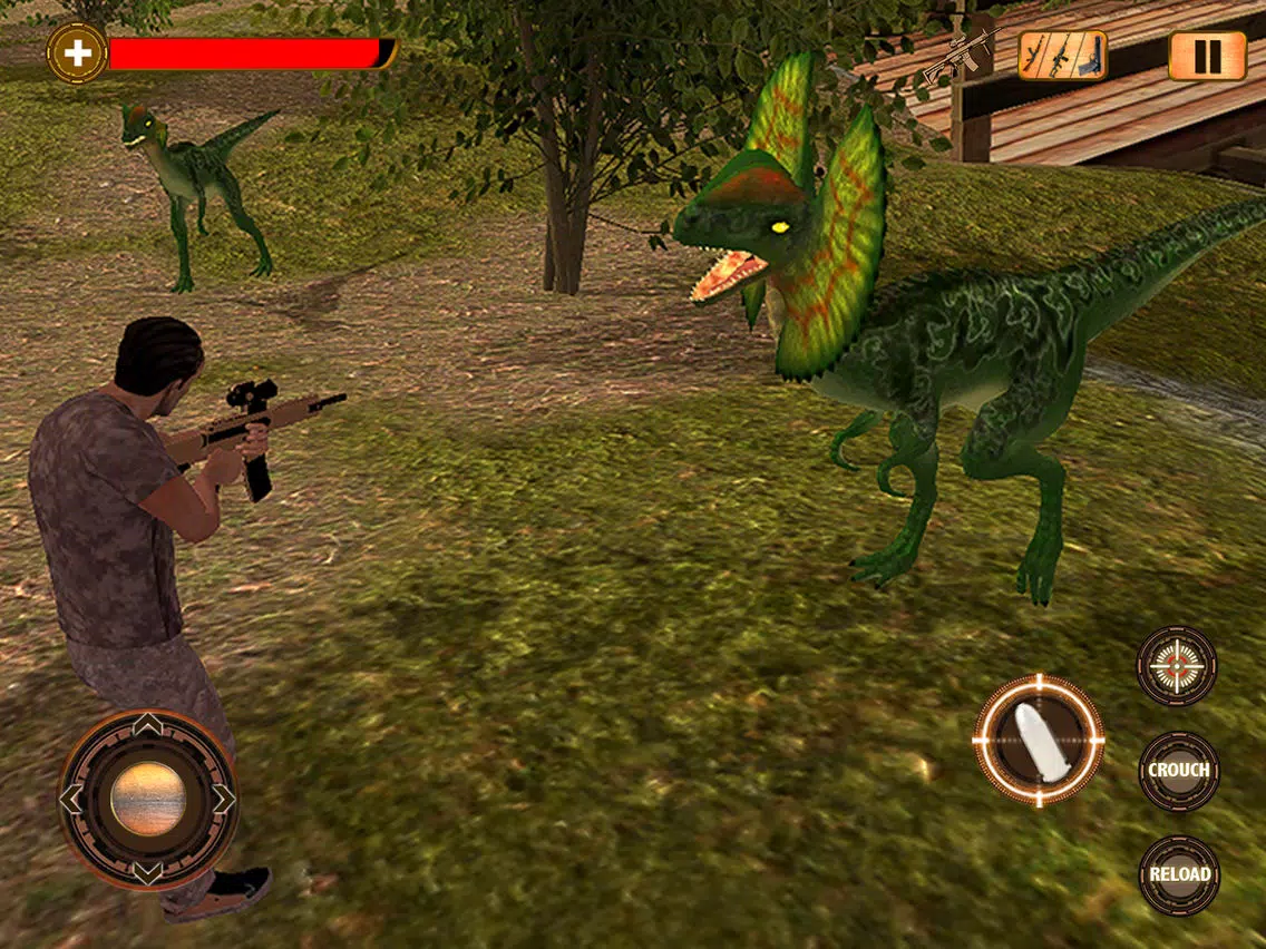 Tangkapan layar Real Dino Hunting 2018 iPad 