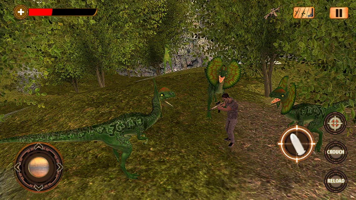Tangkapan layar Real Dino Hunting 2018