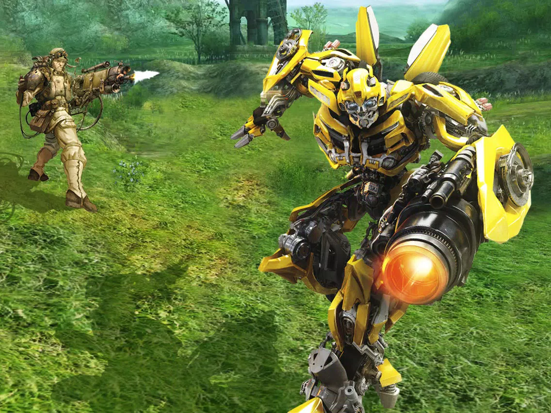 Tangkapan layar Super robot shooting war iPad 