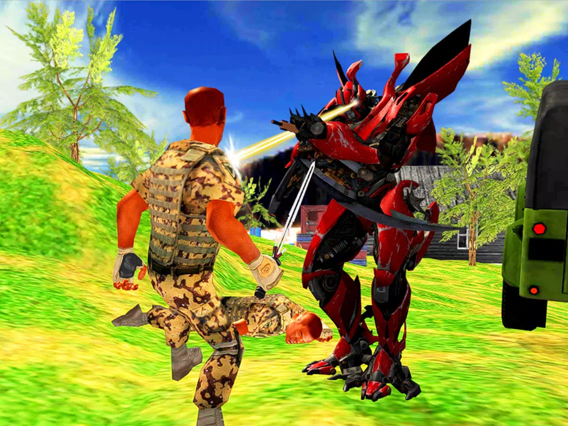 Tangkapan layar Super robot shooting war iPad 