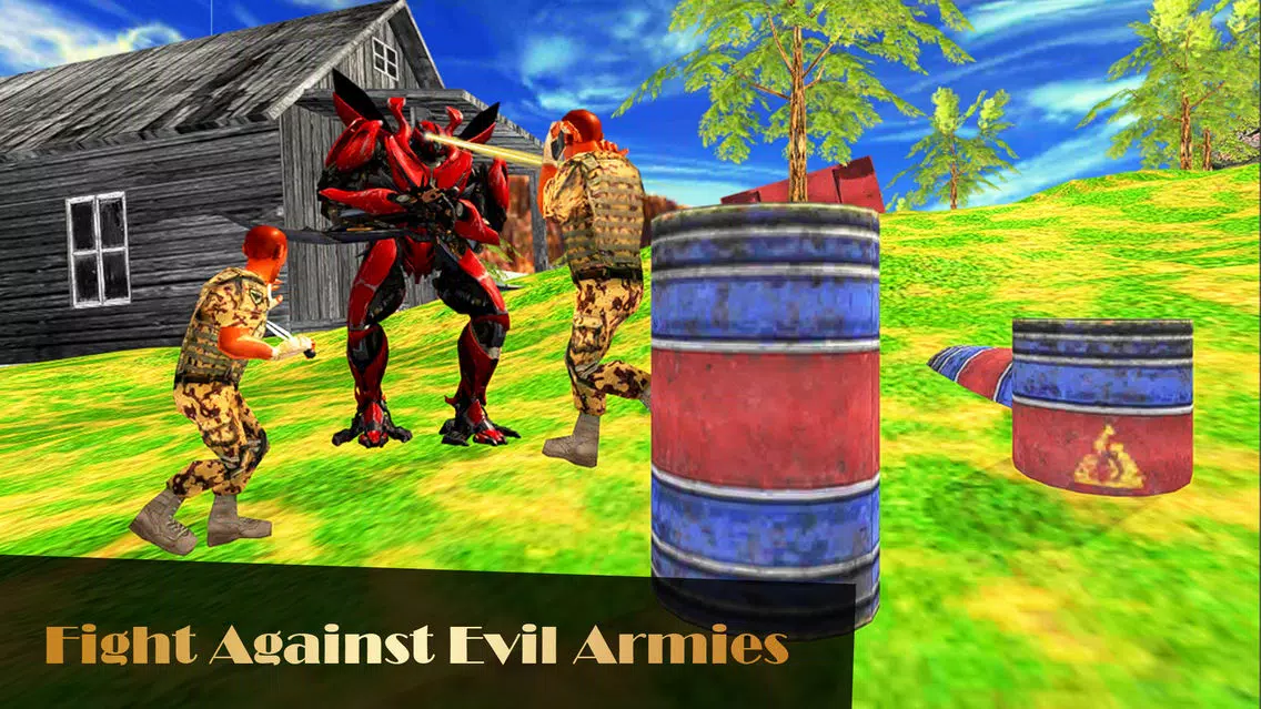 Tangkapan layar Super robot shooting war