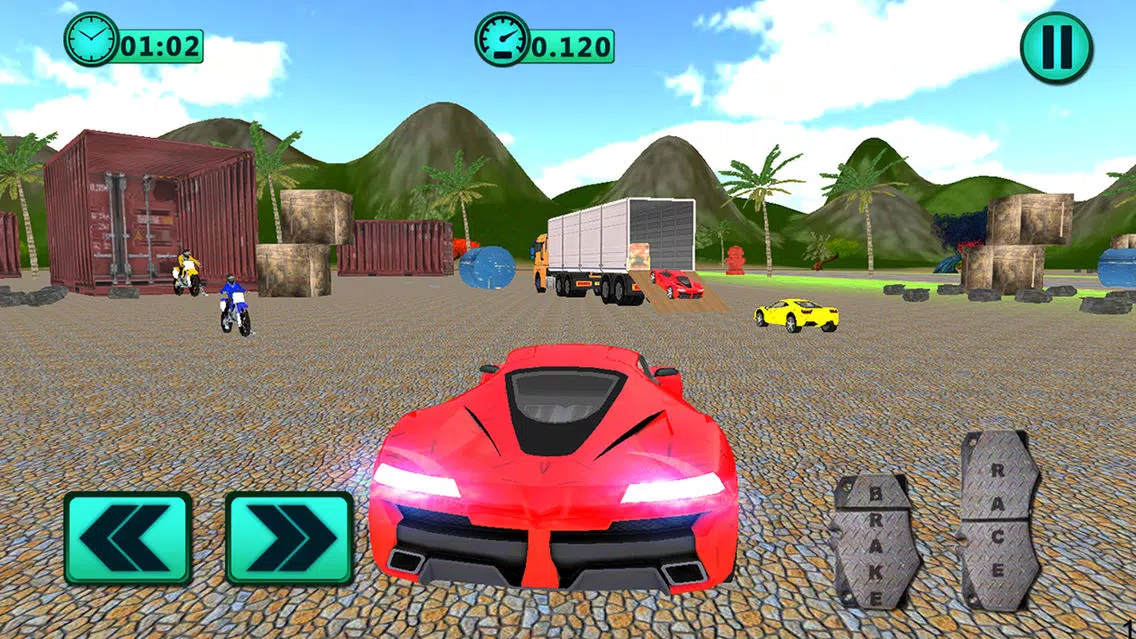 Capturas de tela do Offroad Truck Transport 3D