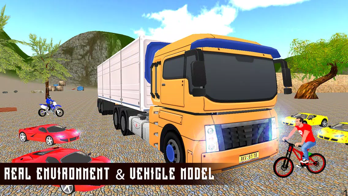 Capturas de tela do Offroad Truck Transport 3D