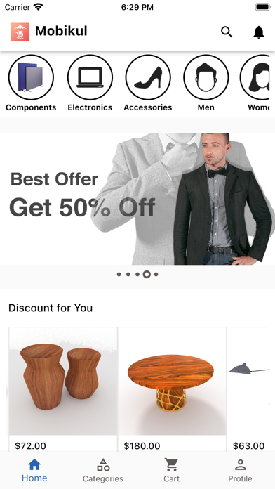 صور Odoo Multi Vendor Mobile App