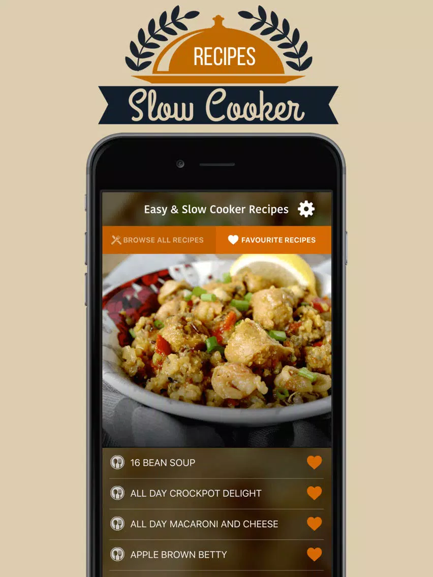 Easy & Slow Cooker Recipes iPad Screenshots