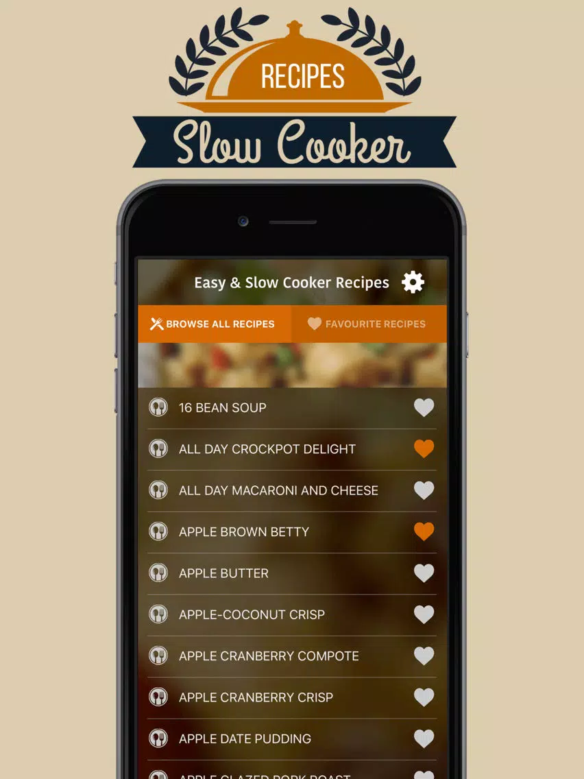 Easy & Slow Cooker Recipes iPad Screenshots