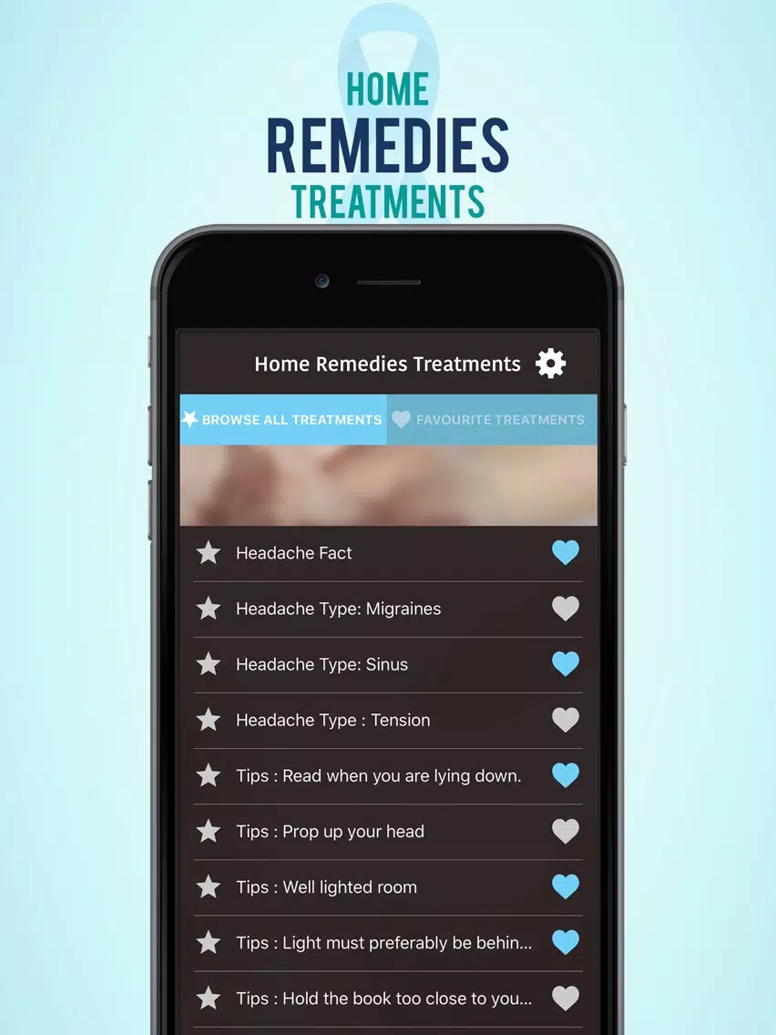 Home Remedies Treatments iPad Screenshots